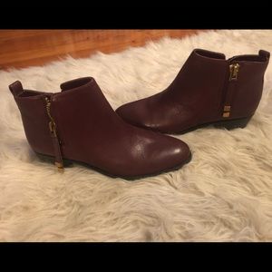 Burgundy Booties